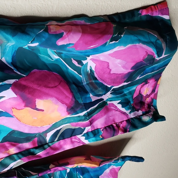 Fabletics Women's Floral Pajama Wide Leg Pants (Size Small) - Picture 4 of 10